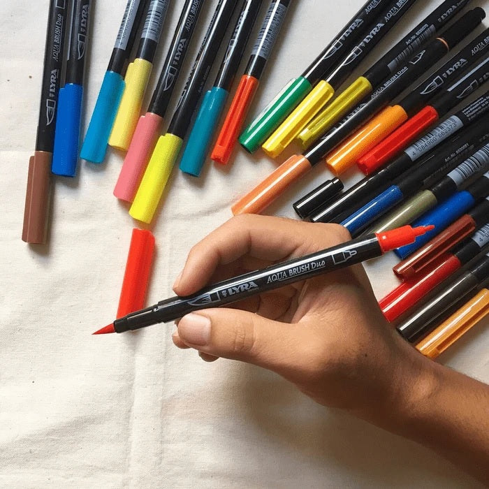 Lyra Aqua Brush Dual Tip Watercolor Brush Markers - The Blingspot Studio