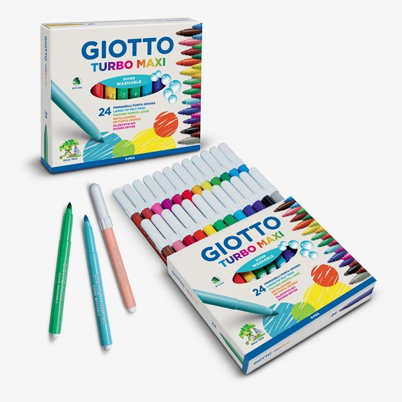 Giotto Turbo Maxi Color Drawing Marker Set of 24