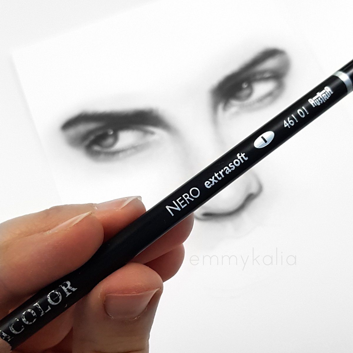 Cretacolor Nero Oil Based Charcoal Pencils In Extra Soft.