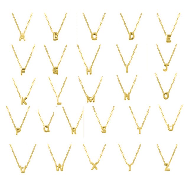 Alphabet Gold - Necklace