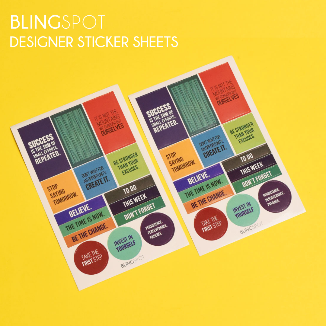 Designer Planner Sticker Sheet Style 2