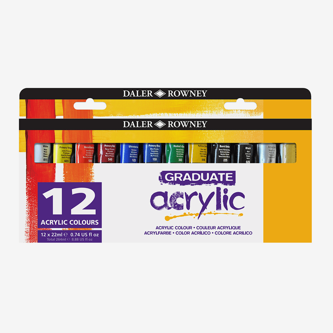 Daler Rowney Graduate Acrylic Selection set