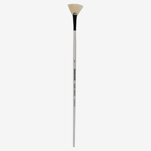 Daler Rowney Graduate Long Handle Bristle Fan Brush Size 2