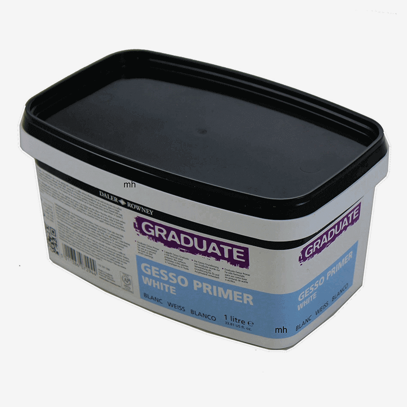 Daler Rowney - 1 Litre Graduate White Gesso Primer