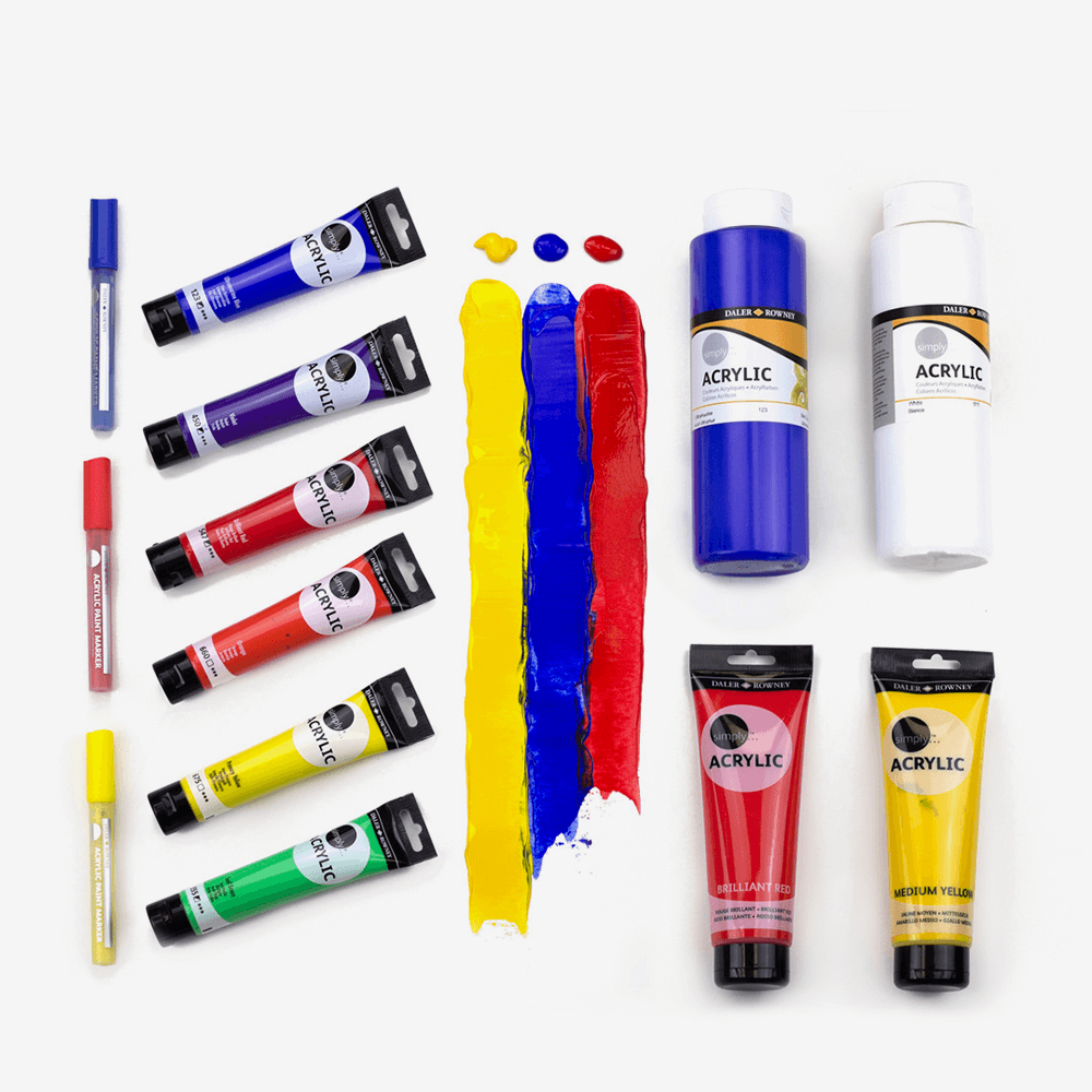 Daler Rowney Simply Acrylic Paint 120ml  Tube