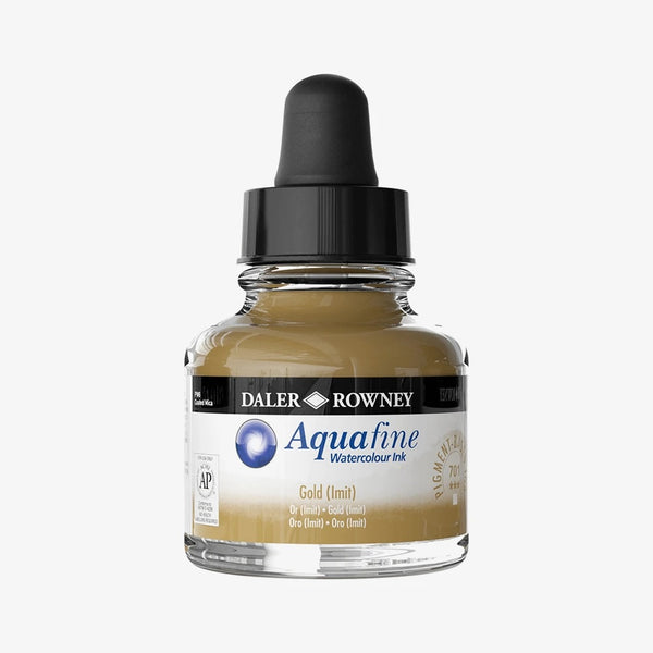 Daler Rowney - Aquafine Watercolor Ink Gold 29.5ML