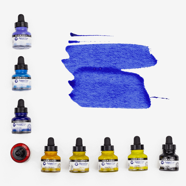 Daler Rowney - Aquafine Watercolor Ink Set Of 6
