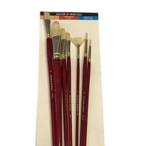 Daler Rowney - Simply brush set acrylic 7pcs