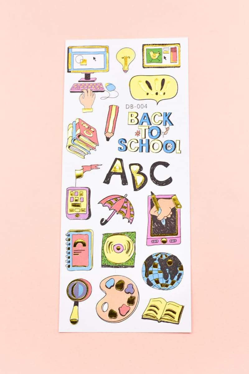 Back To School Activities - Stickers