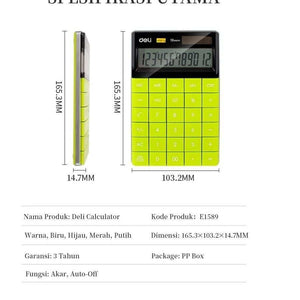 Deli 12 Digit Calculator 