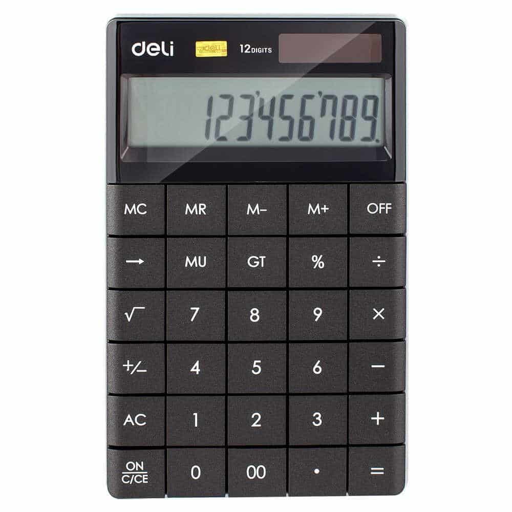 Deli 12 Digit Calculator 
