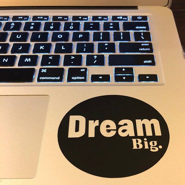 Dream Big Laptop Sticker 