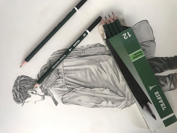 Eiffel Drawing Pencil Set of 4