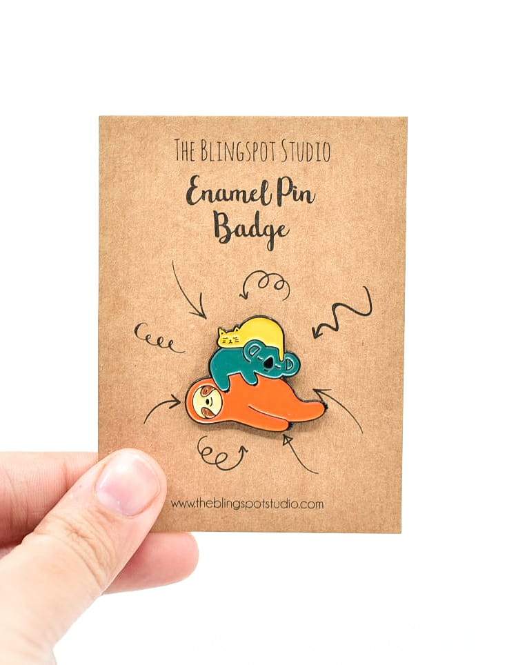 Yogee Sloth Enamel Pin