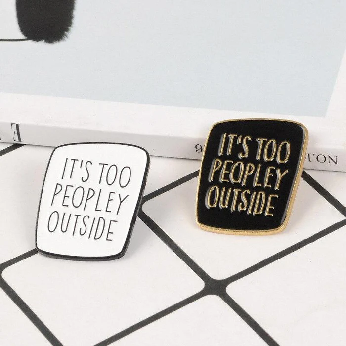 It's Peopley Outside - Enamel Pin