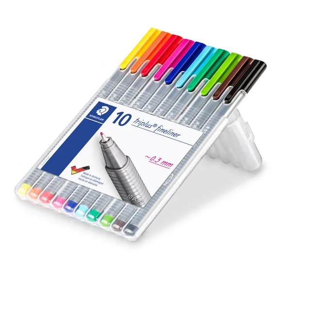 Staedtler Triplus  Fineliner Pen Set of 10