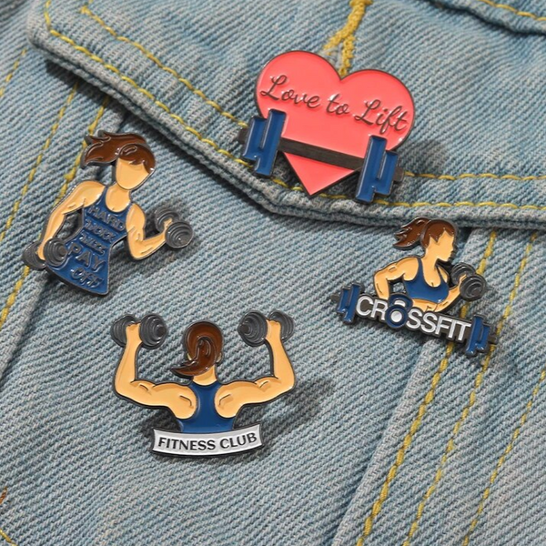 Fitness Club - Enamel Pin