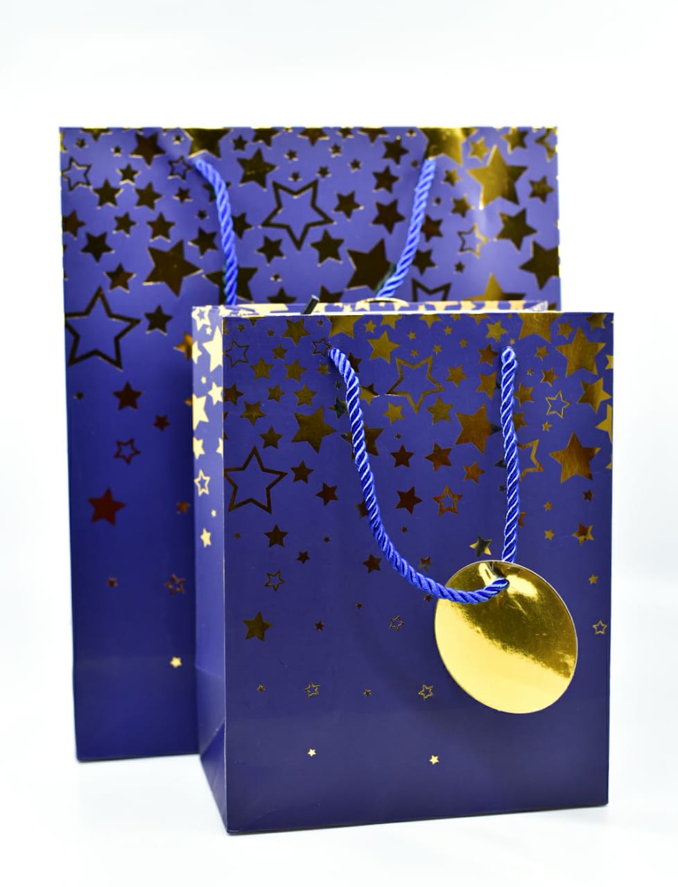 Dream Star Blue Gold Foil Gift Bag