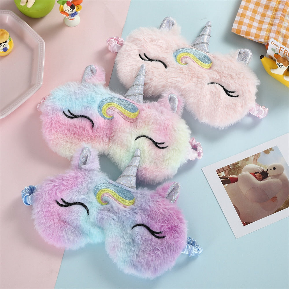 Sleepy Rainbow Unicorn - Eye Mask