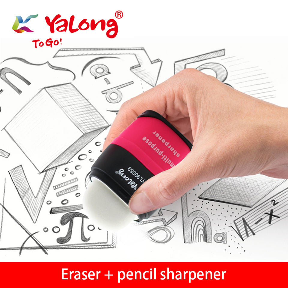 Yalong Sharpener&amp; Eraser ( 2 In 1 ) - Style 1