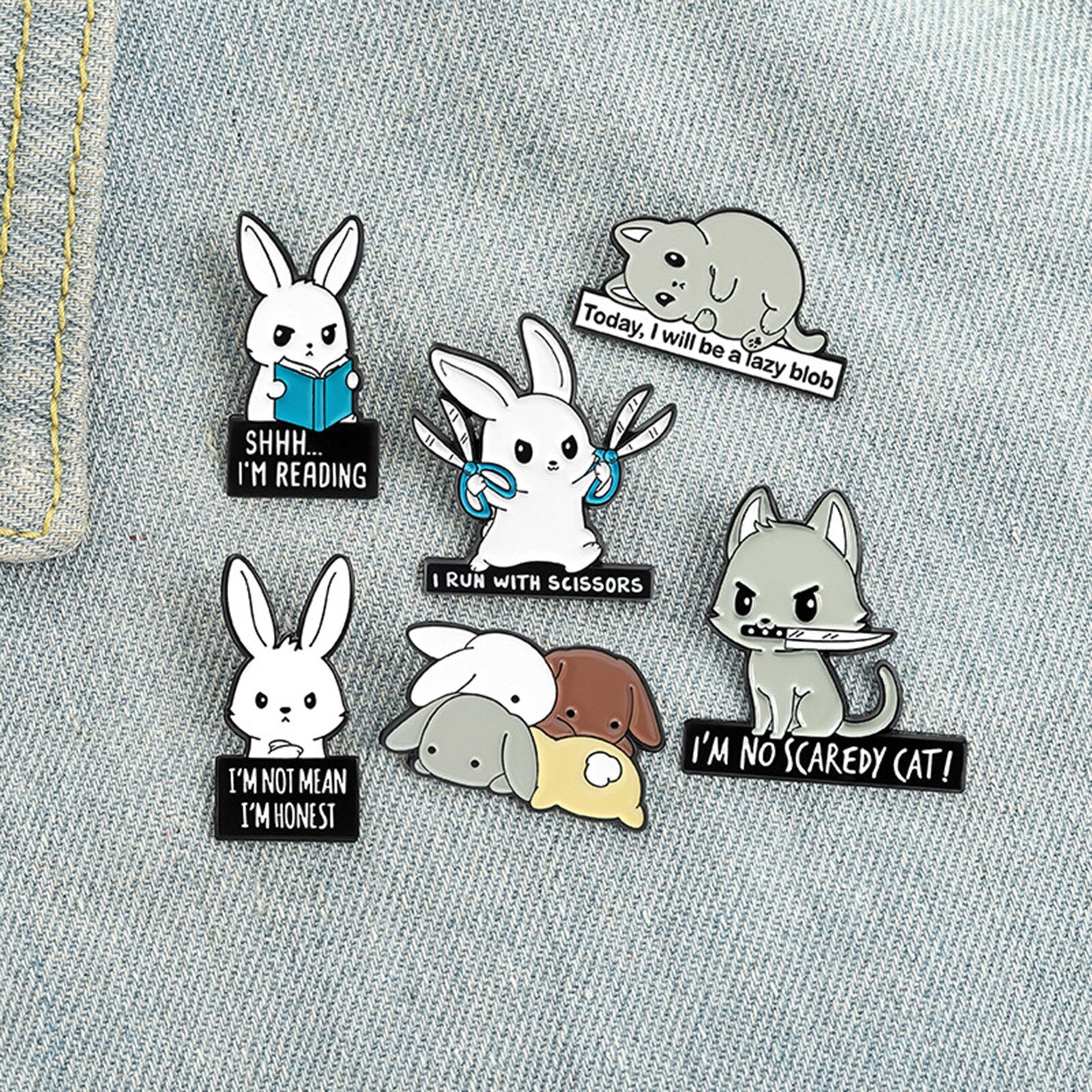 Cute Animals - Enamel Pin