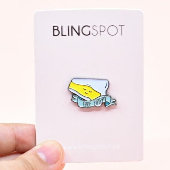 Brie Happy- Enamel Pin