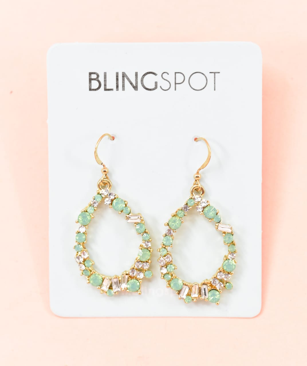 Bejeweled Green - Earrings