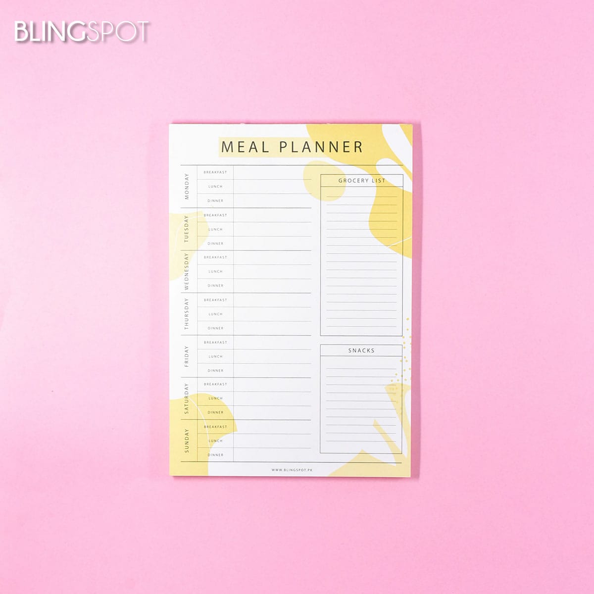 Meal Planner - Notepad