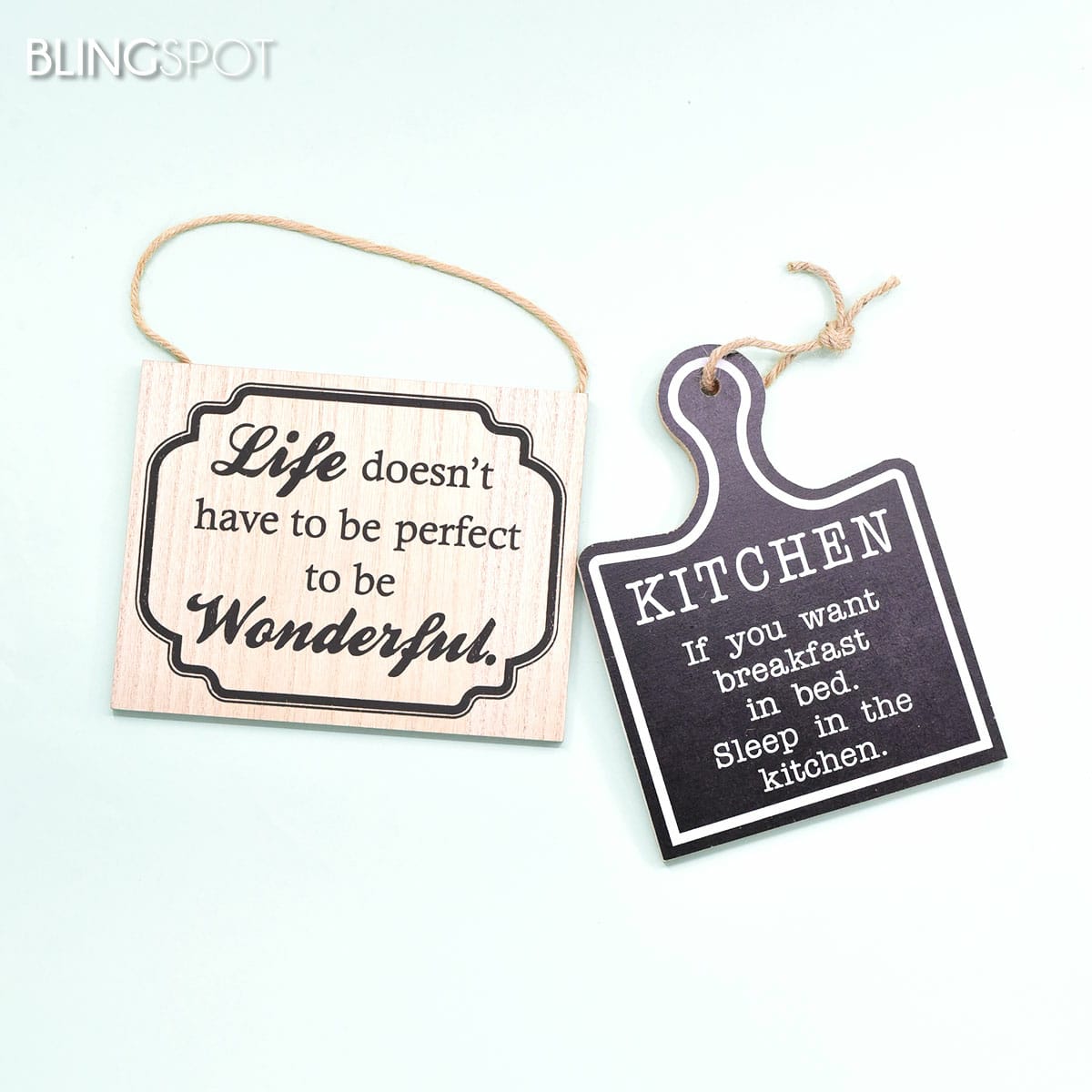 Wooden Quotes Style 2 - Plaque