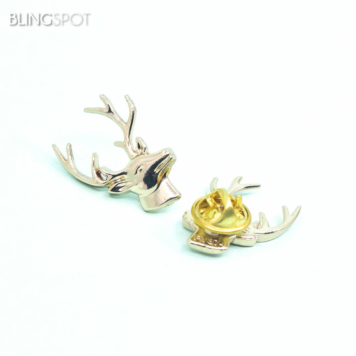 Gold Reindeer - Enamel Pin