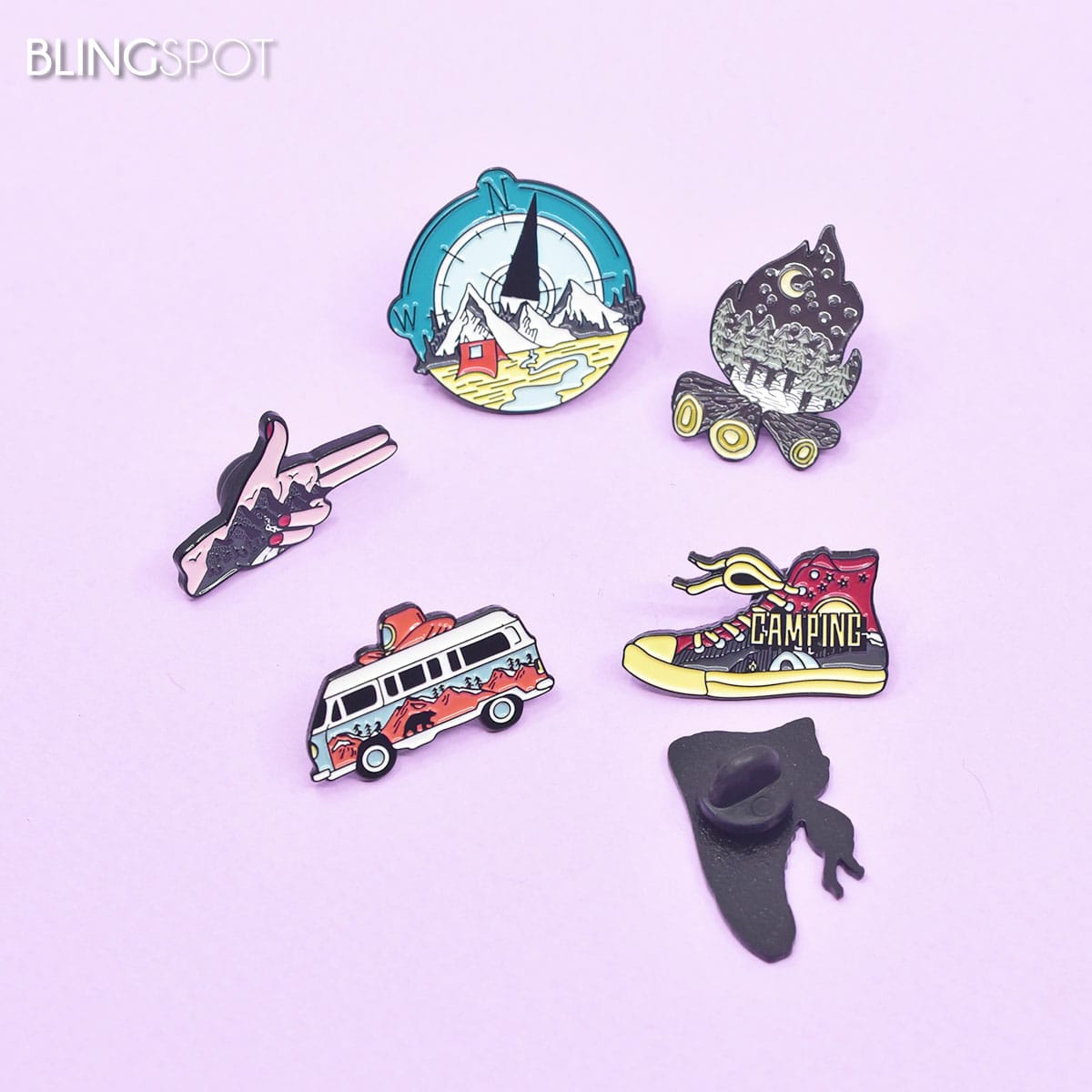 Camping - Enamel Pin