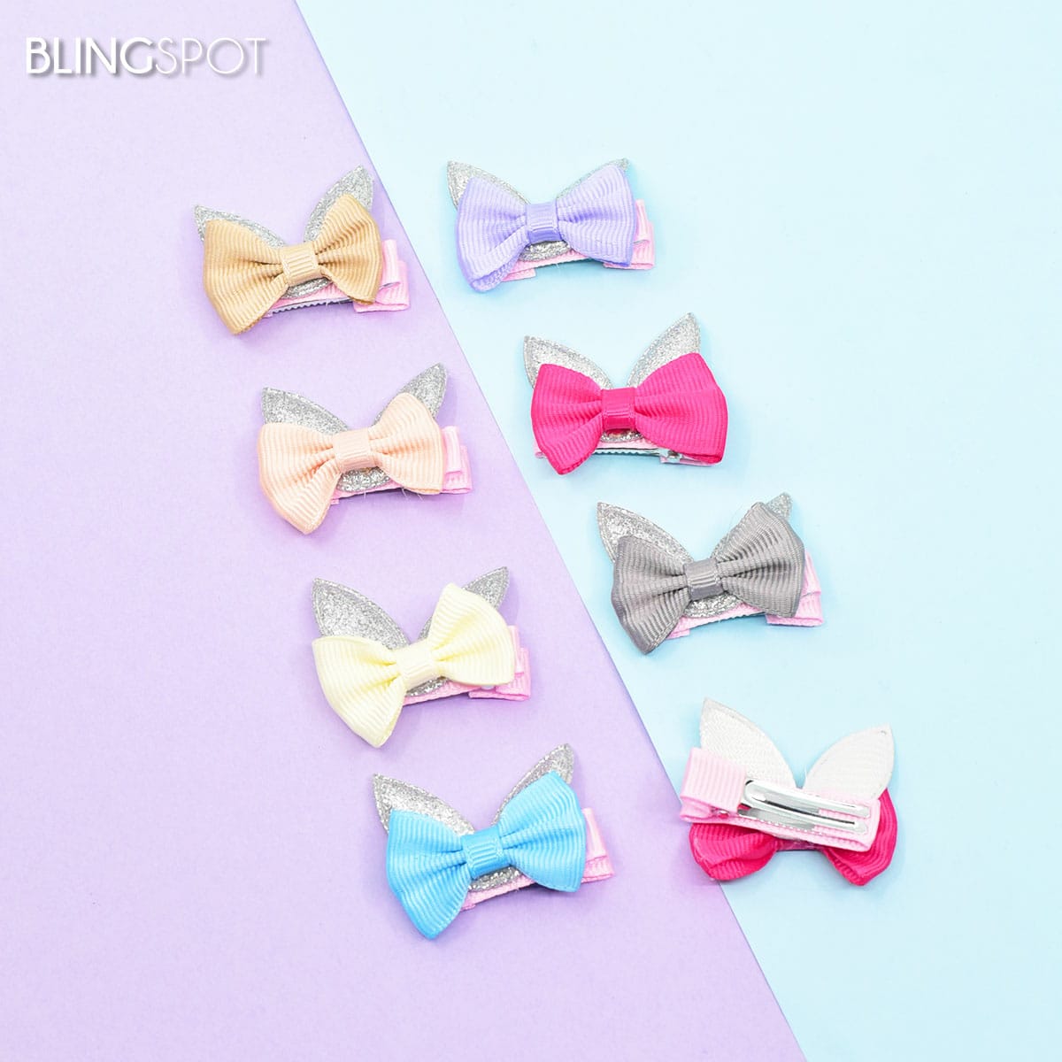 Bow & Shimmer - Hair Clip