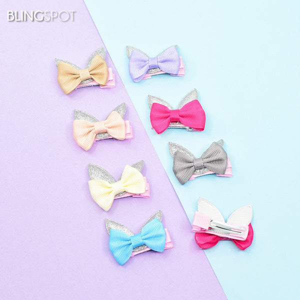 Bow & Shimmer - Hair Clip