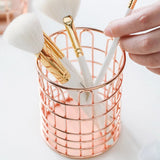 Rose Gold Electroplated - Grid Pen Holder