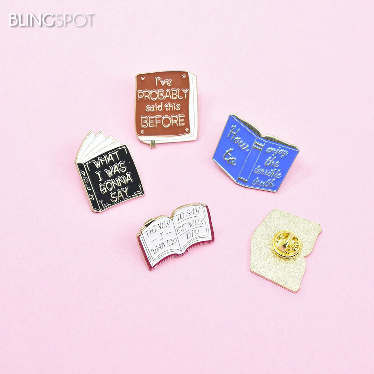 Books - Enamel Pin