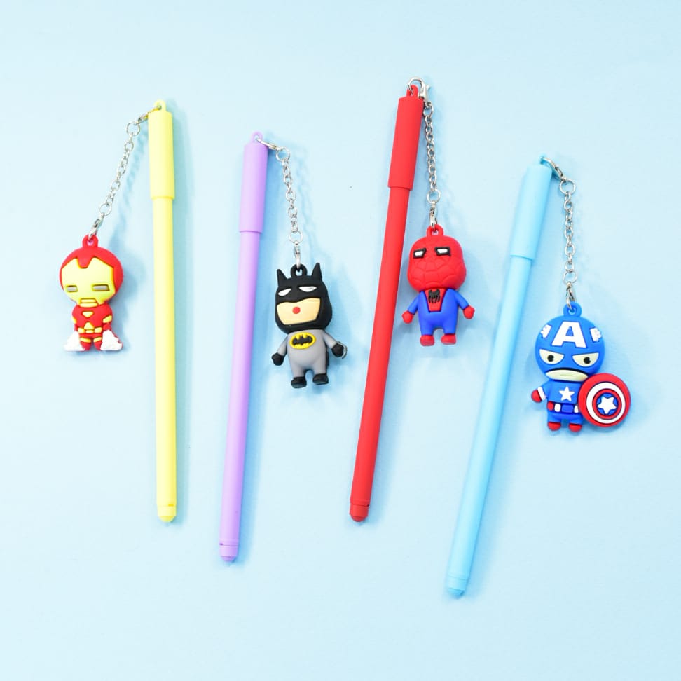 Super Heroes Charm - Gel Pen