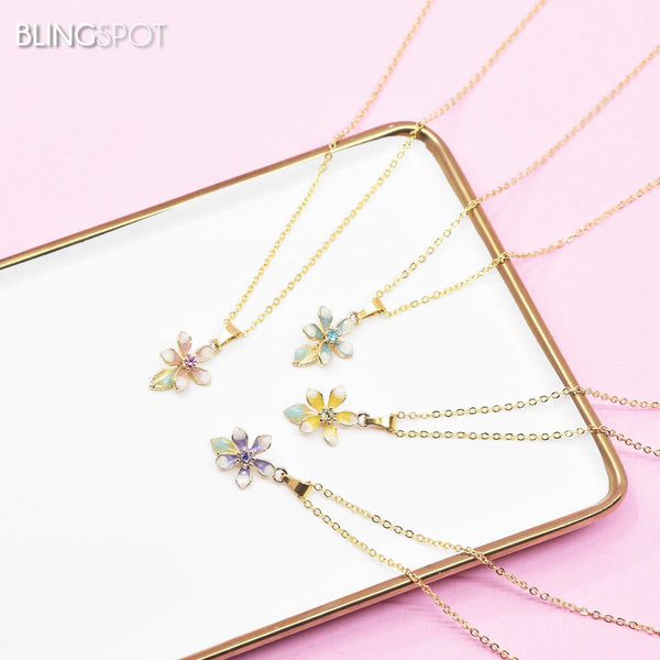 Enchanting Flower - Necklace