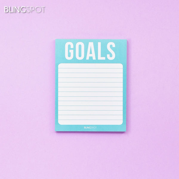 GOALS - Pen It All Down Series Notepad