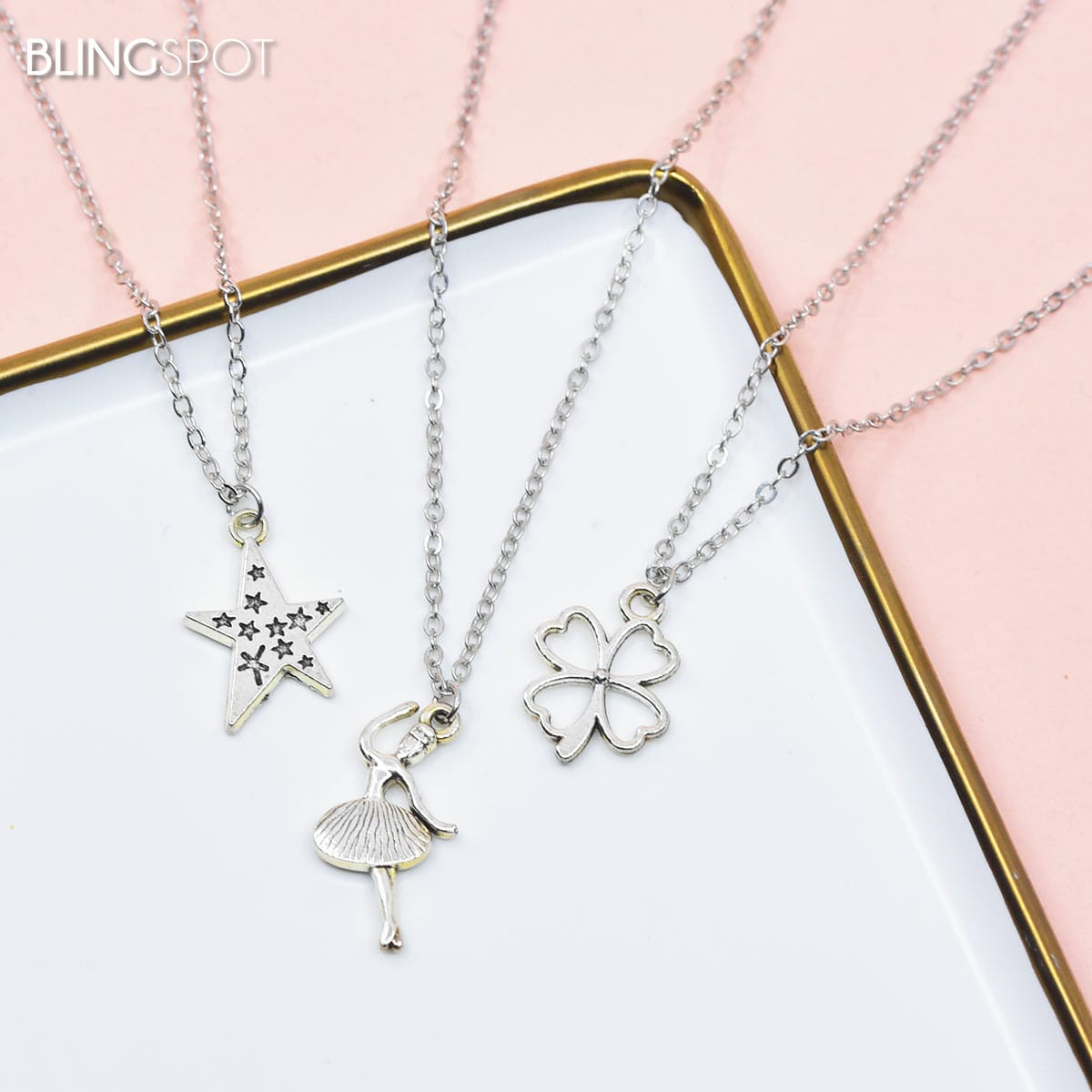 Silver Charms - Necklace