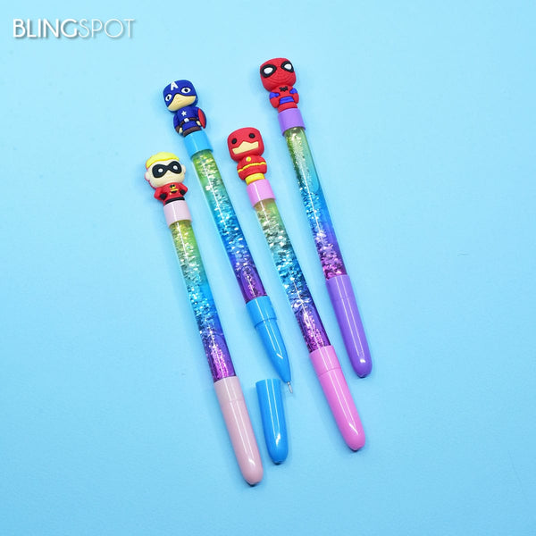 Superheroes Magic Glitter - Gel Pen