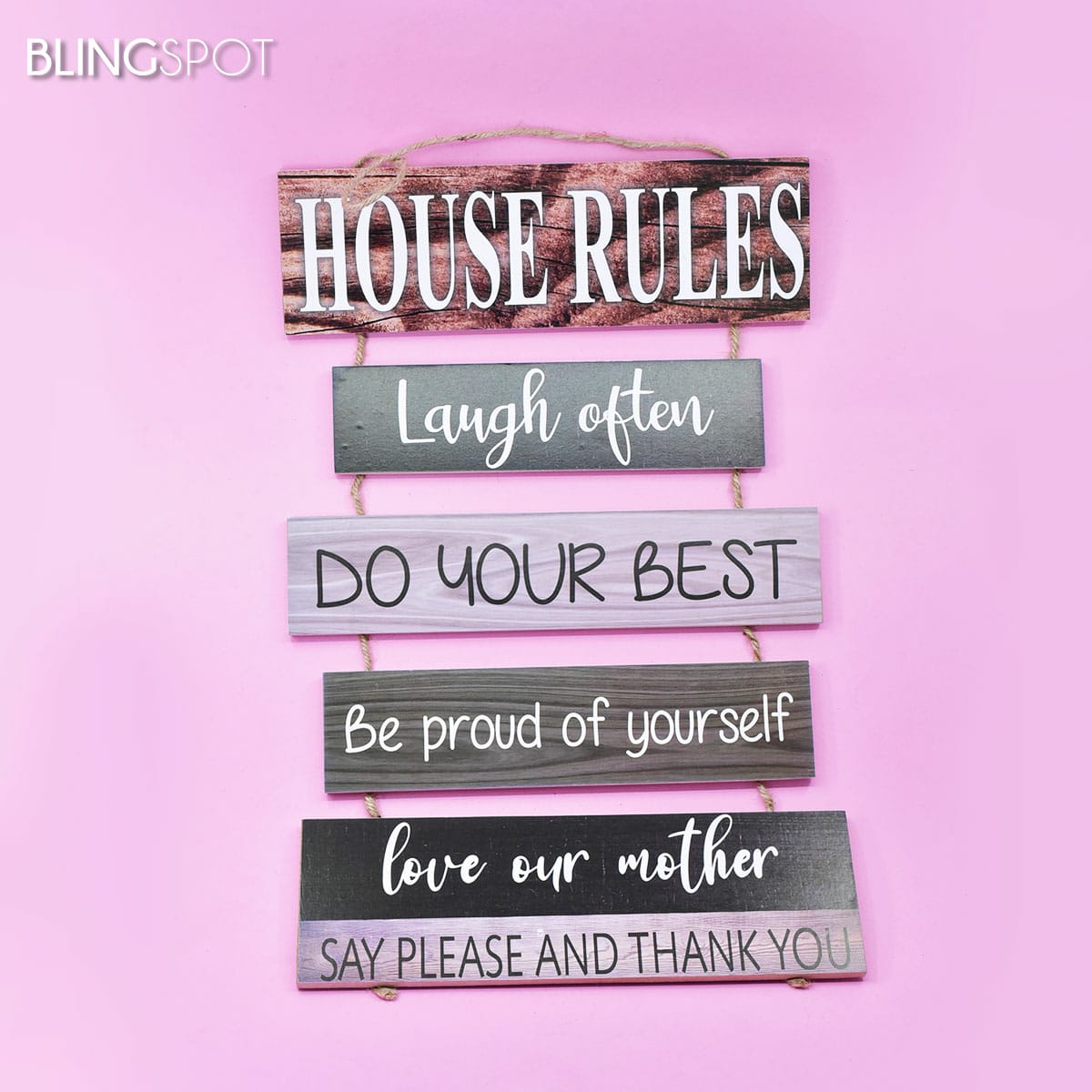 House Rules - Wall Hanging