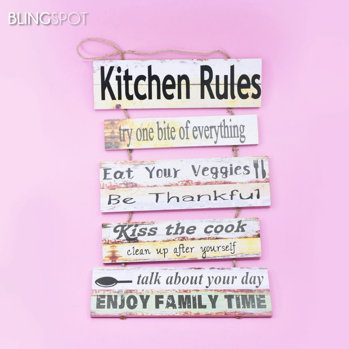 Kitchen Rules 1 - Wall Hanging