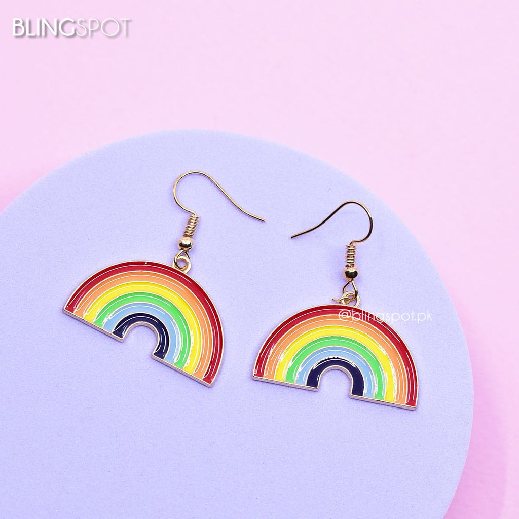 Rainbow earrings online