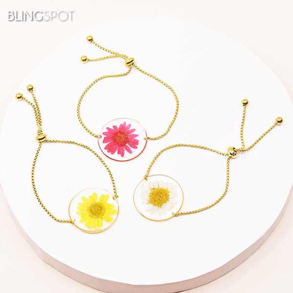 Resin Flower - Bracelet