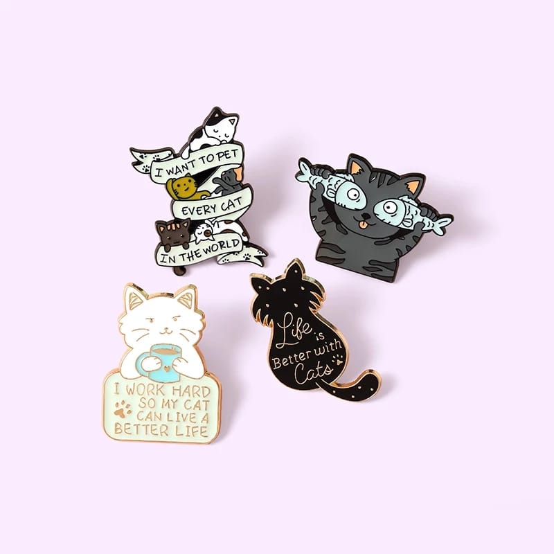 Cat Obsession - Enamel Pin