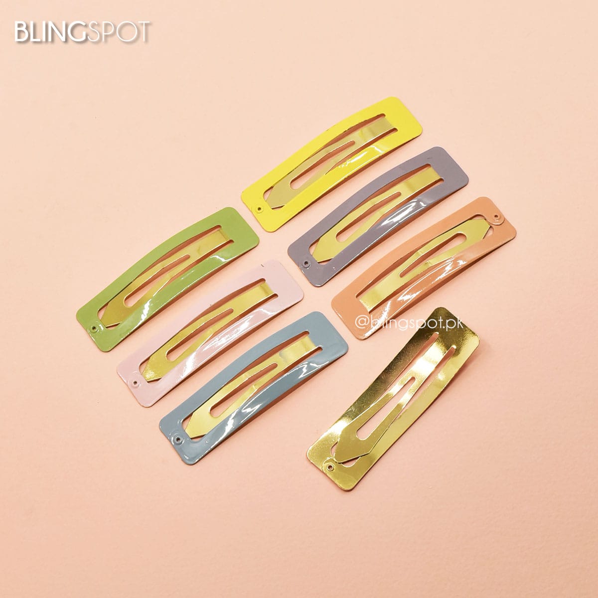 Shiny Rectangle - Hair Clip - The Blingspot Studio