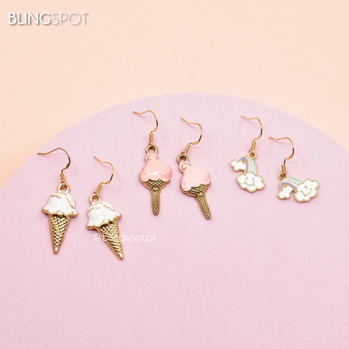 Ice-cream Cone - Earrings