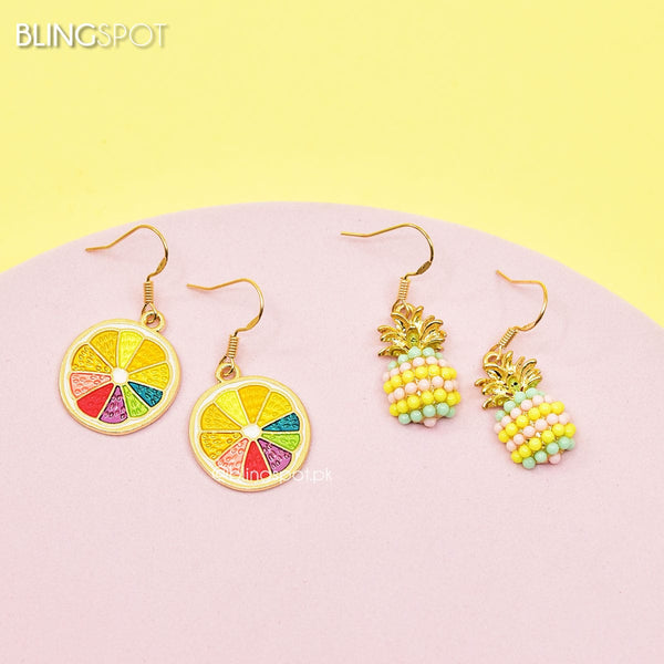 Rainbow Fruit - Earrings