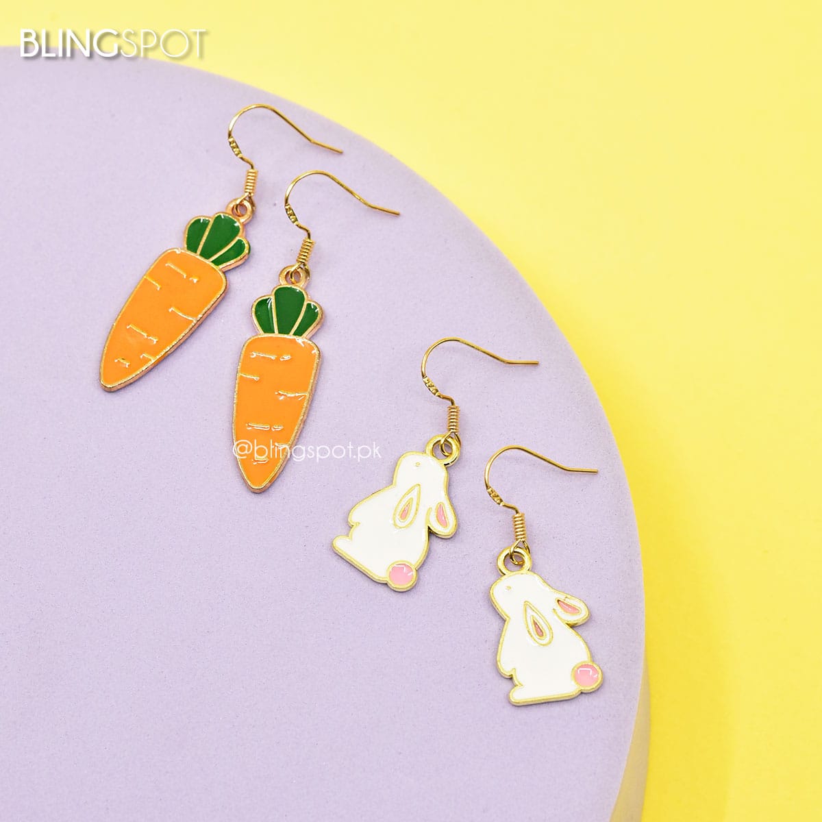 Rabbit n&#39; Carrot - Earrings