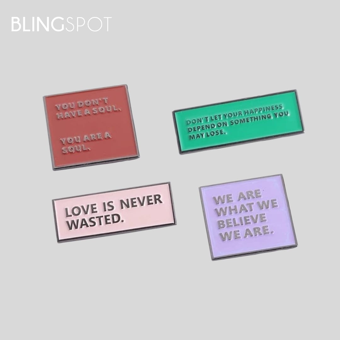 Quotes - Enamel Pin